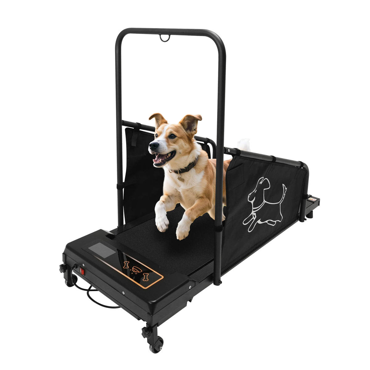 Dog Treadmill for Medium Dogs, Indoor Walking & Running Machine for Pet Exercise, Quiet Motor with Safety Rails, Fit & Healthy Workout for Dogs