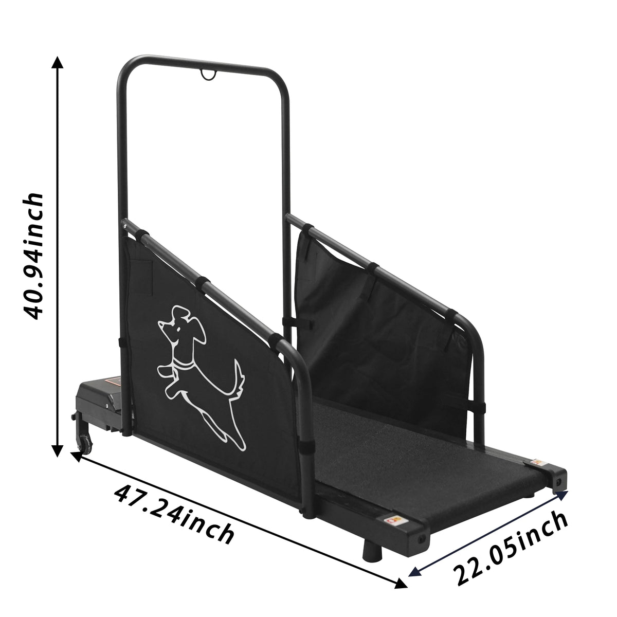 Dog Treadmill for Medium Dogs, Indoor Walking & Running Machine for Pet Exercise, Quiet Motor with Safety Rails, Fit & Healthy Workout for Dogs